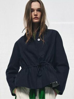 Zara Belted Parka- tan